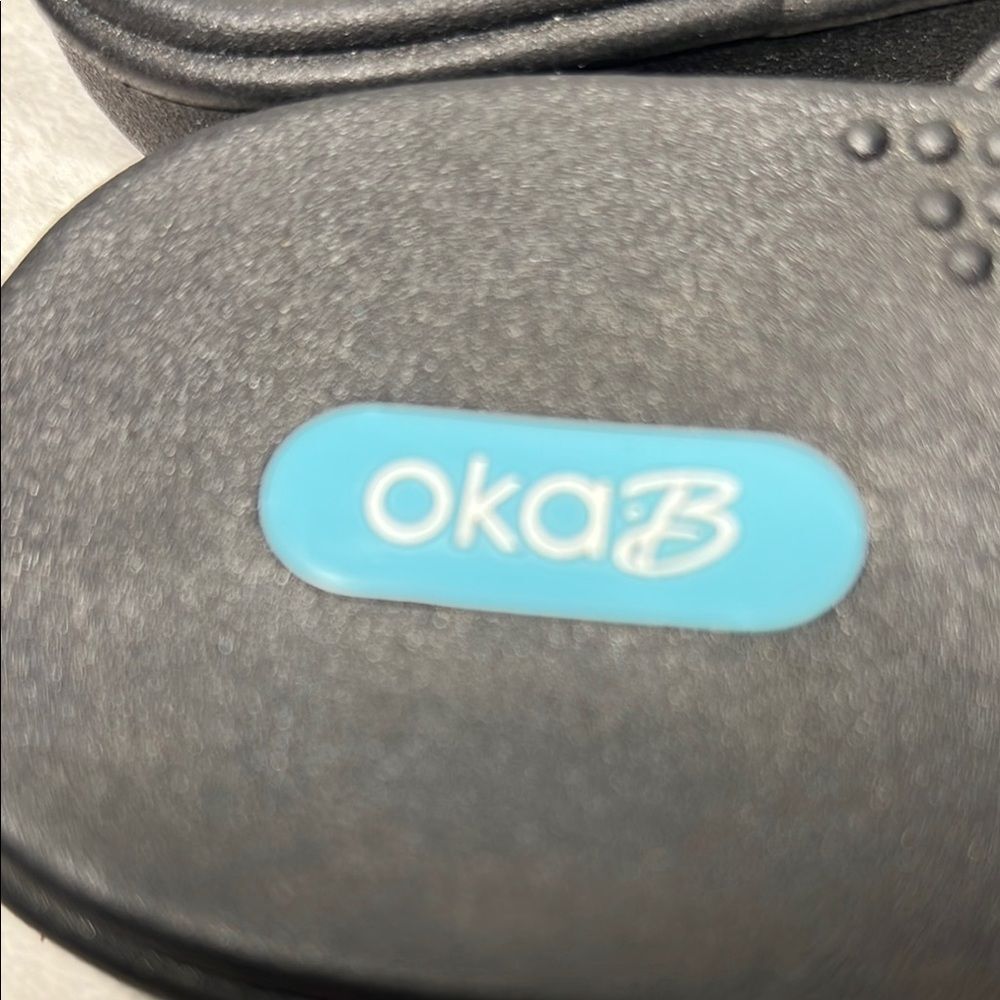 OKA b. Black Women's Sandals - Picture 3 of 8